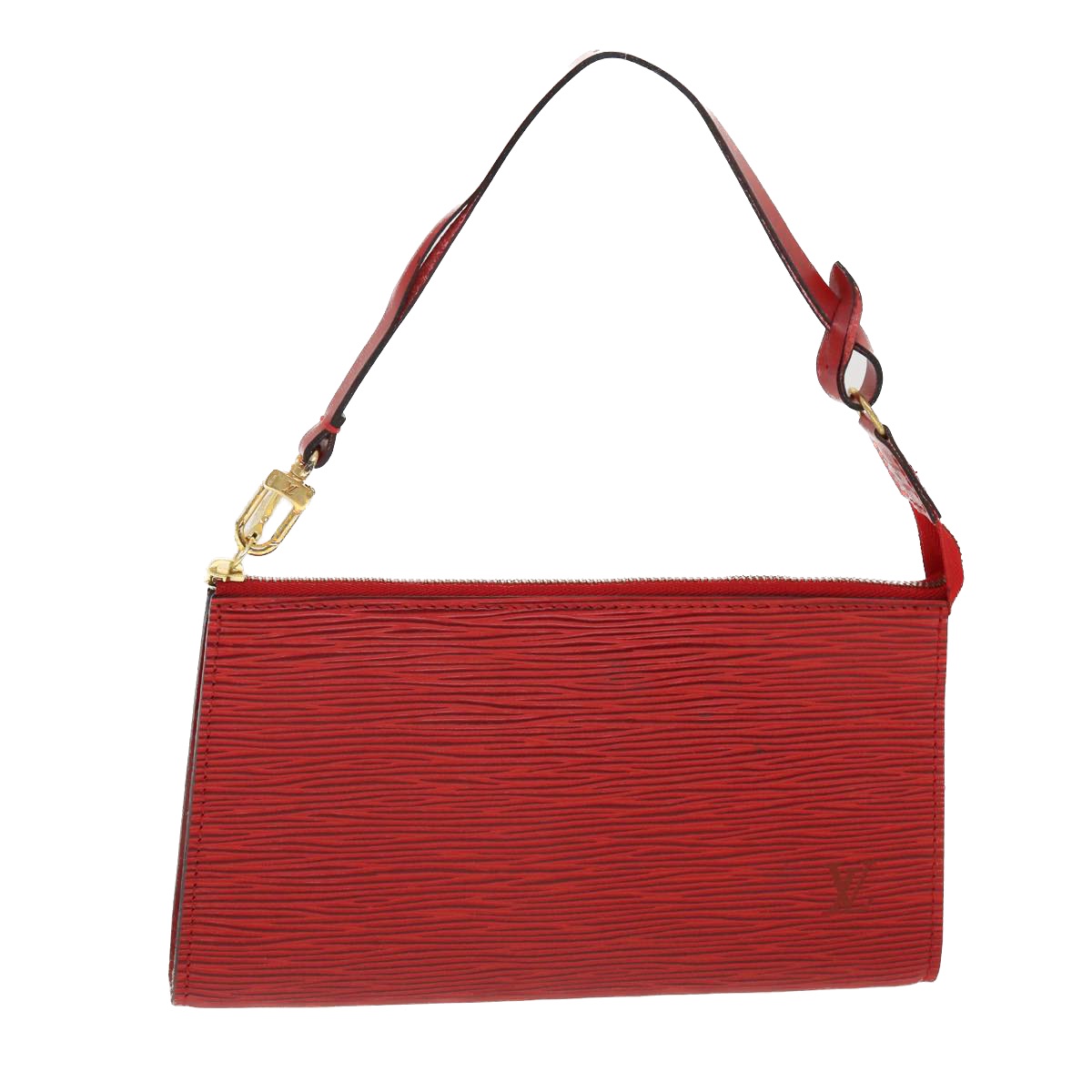Louis Vuitton Epi Pochette Accessoires Pouch Red M52947 Lv Auth 40020